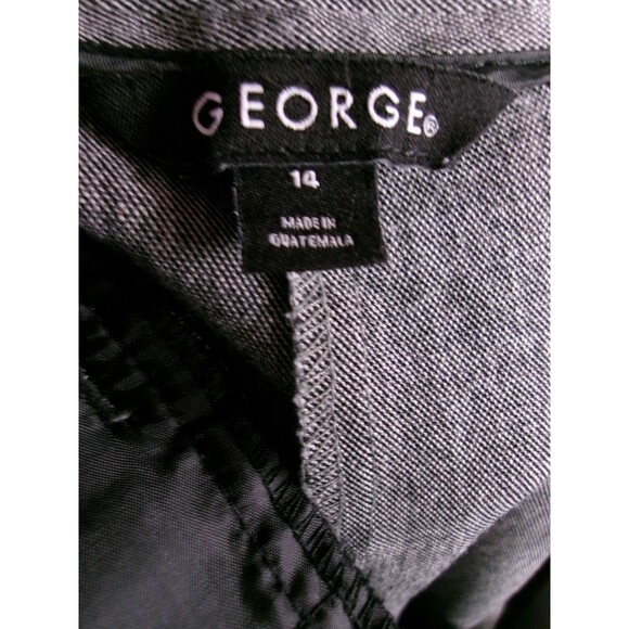 George Pants Women 14 Gray Capsule Office Work Day Stretch Causal City Dressy - Picture 8 of 14